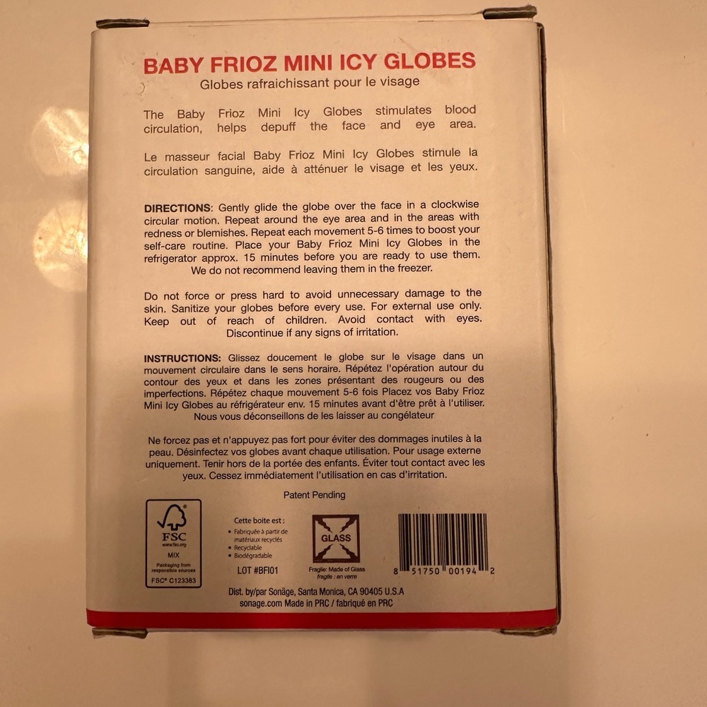 Sonage Lymphatic Drainage Icy Globes - Picture 7 of 8